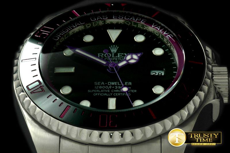 롤렉스 Deepsea Watch What If Edition SS Blk/Pur A2813 -ROLSD037F