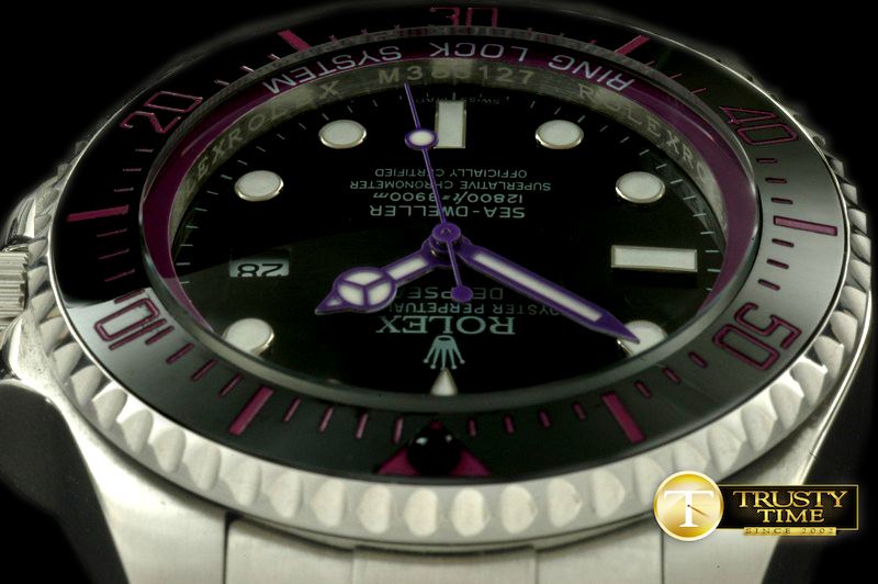 롤렉스 Deepsea Watch What If Edition SS Blk/Pur A2813 -ROLSD037F