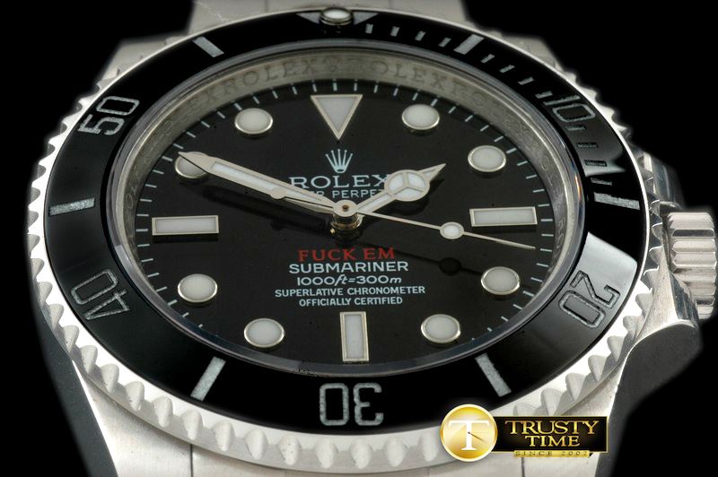 롤렉스 114060 No Date Black SS Sub A2836 -ROLSUB0143