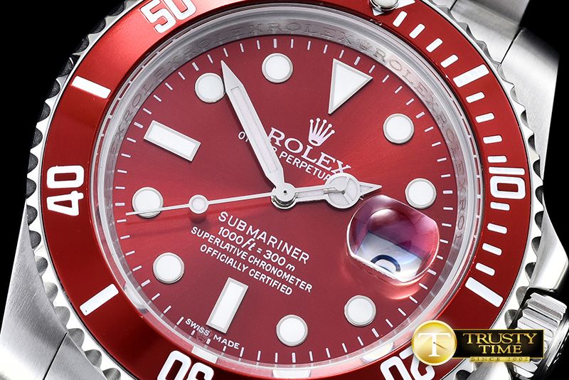 롤렉스 Submariner 116610 Coke Red SS/SS Asia 2836 -ROLSUB0190