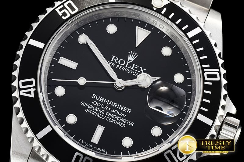 롤렉스 Submariner Ref.16610 SS/SS Black JF A3135 Mod -ROLSUB0220