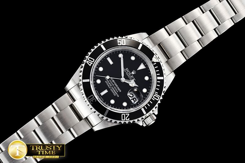 롤렉스 Submariner Ref.16610 SS/SS Black JF A3135 Mod -ROLSUB0220