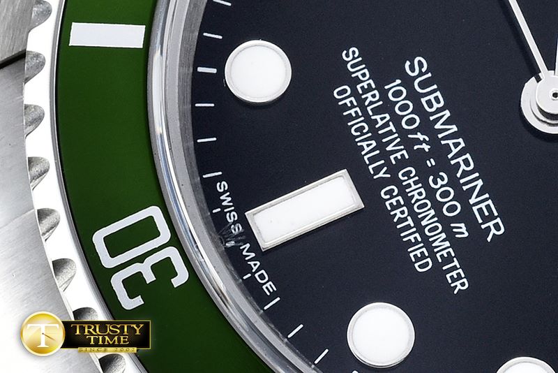 롤렉스 Submariner Ref.16610LV SS/SS Black BP SP A3135 Mod -ROLSUB0225A