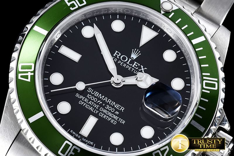 롤렉스 Submariner Ref.16610LV SS/SS Black BP SP A3135 Mod -ROLSUB0225A