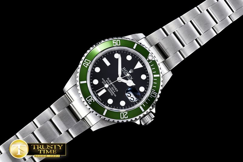 롤렉스 Submariner Ref.16610LV SS/SS Black BP SP A3135 Mod -ROLSUB0225A