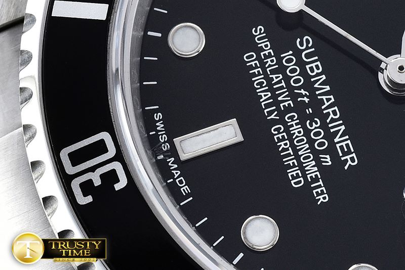 롤렉스 Submariner Ref.16610 SS/SS Black BP SP A3135 Mod -ROLSUB0225B