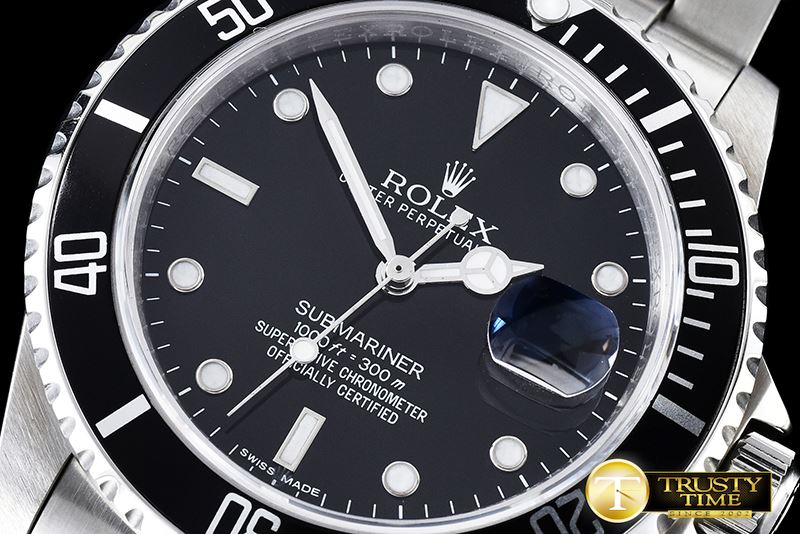 롤렉스 Submariner Ref.16610 SS/SS Black BP SP A3135 Mod -ROLSUB0225B