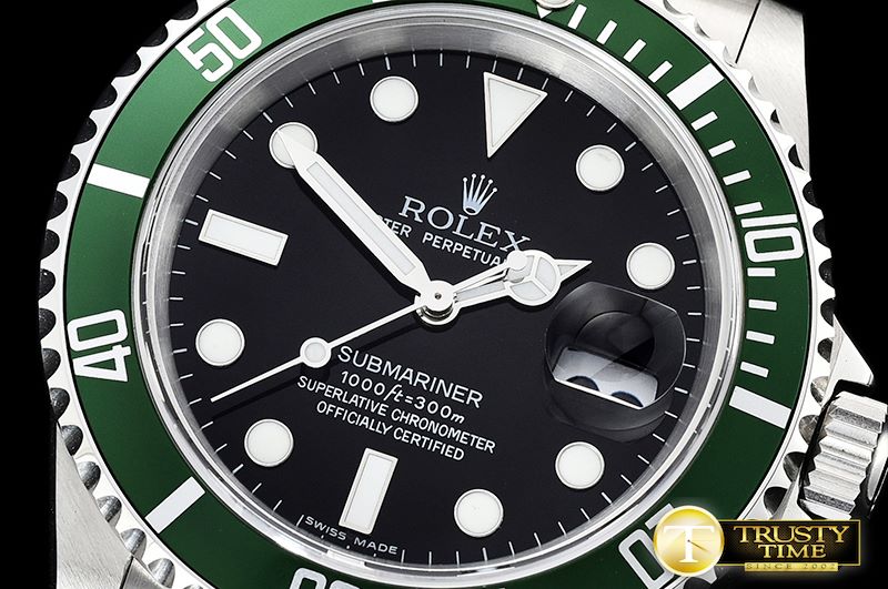 롤렉스 Submariner Ref.16610LV SS/SS Black JF Asia 3135 Mod -ROLSUB0228