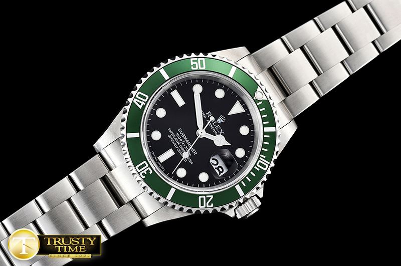 롤렉스 Submariner Ref.16610LV SS/SS Black JF Asia 3135 Mod -ROLSUB0228