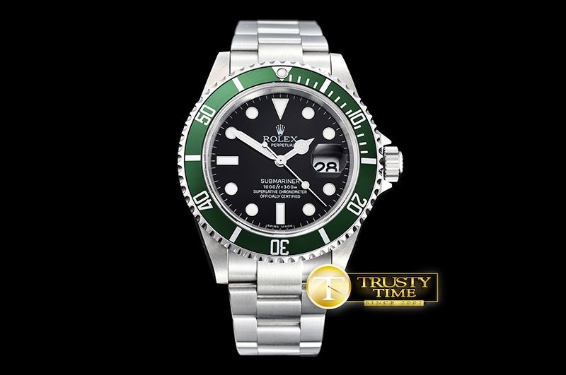 롤렉스 Submariner Ref.16610LV SS/SS Black JF Asia 3135 Mod -ROLSUB0228