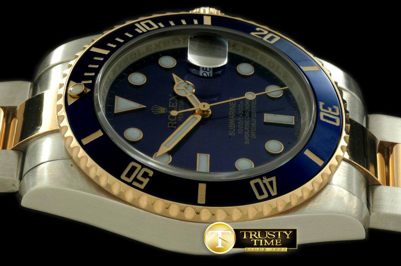 롤렉스 116613 Blue TT Sub Swiss Eta28362 -ROLSUB096