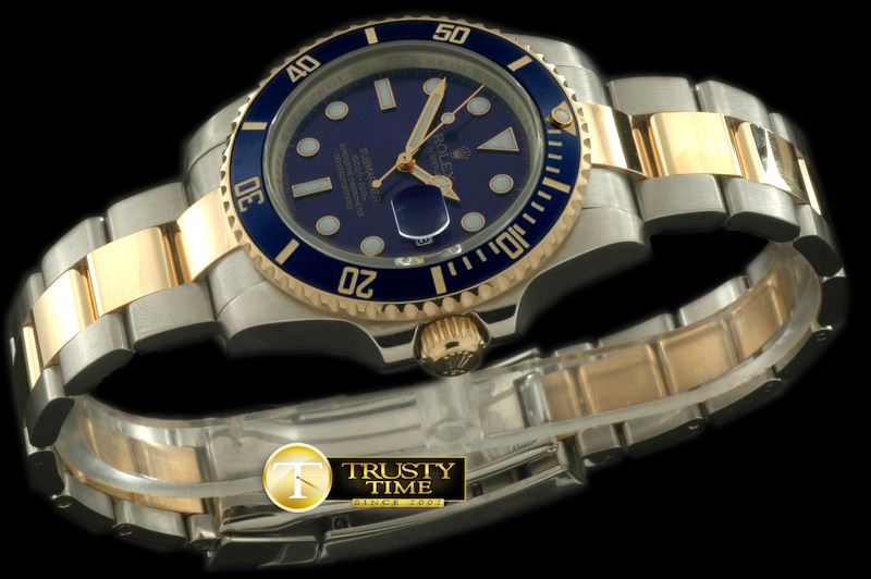 롤렉스 116613 Blue TT Sub Swiss Eta28362 -ROLSUB096
