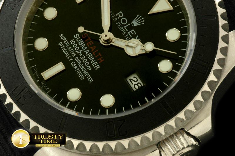 롤렉스 Project X Red Stealth Sub SS/Nato Asian 2836 -ROLSUB112