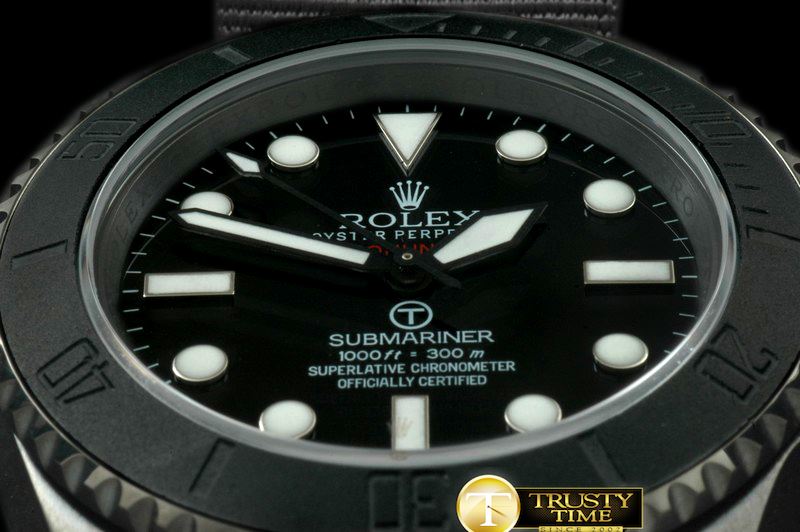롤렉스 Pro Hunter Military Sub SS/NT Black Asian 2836 -ROLSUB123A