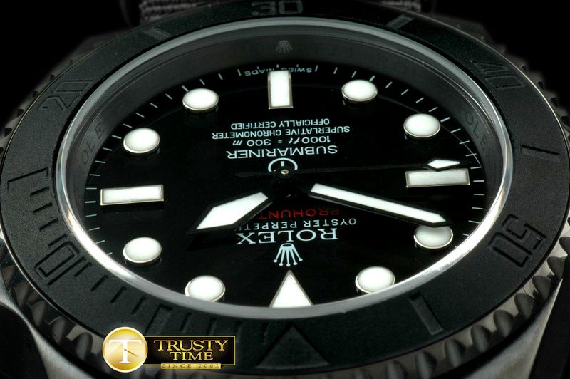 롤렉스 Pro Hunter Military Sub SS/NT Black Asian 2836 -ROLSUB123A