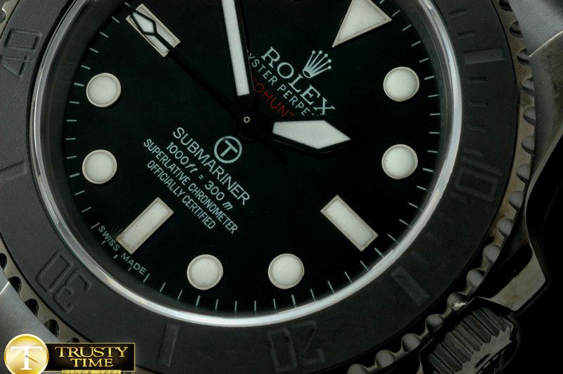 롤렉스 Pro Hunter Military Sub SS/SS Black Asia 2813 -ROLSUB124C