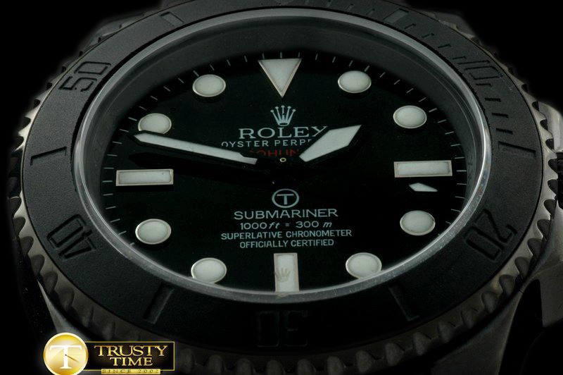 롤렉스 Pro Hunter Military Sub SS/SS Black Asia 2813 -ROLSUB124C