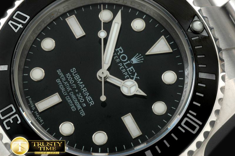 롤렉스 114060 No Date Black SS Sub A2836 -ROLSUB137