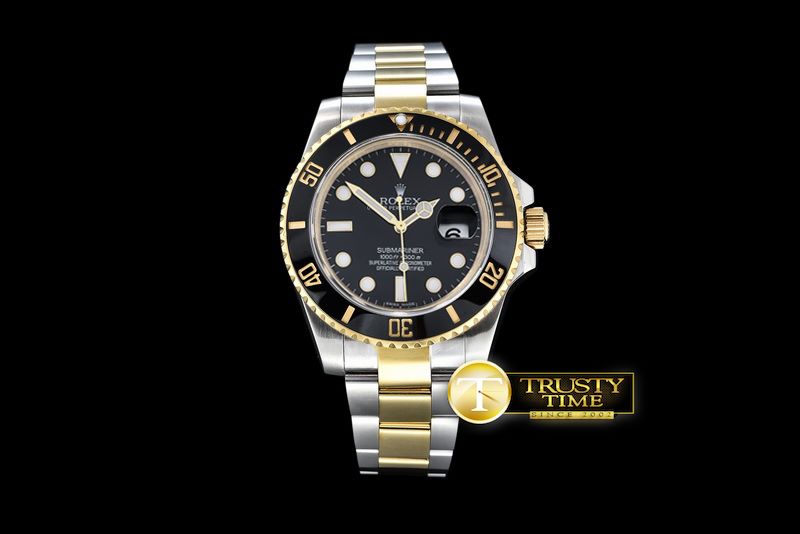 롤렉스 Submariner TT Black BP Ultimate Swiss Eta 2836 -ROLSUB175C