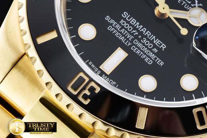 롤렉스 Submariner FG Black BP Ultimate Swiss Eta 2836 -ROLSUB176A