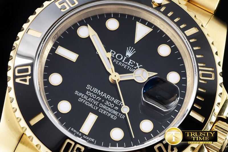 롤렉스 Submariner FG Black BP Ultimate Swiss Eta 2836 -ROLSUB176A