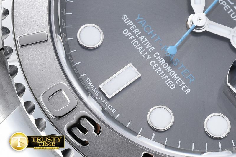 롤렉스 2016 YM Noob Mens SS/SS Grey Asia 2824 -ROLYM089