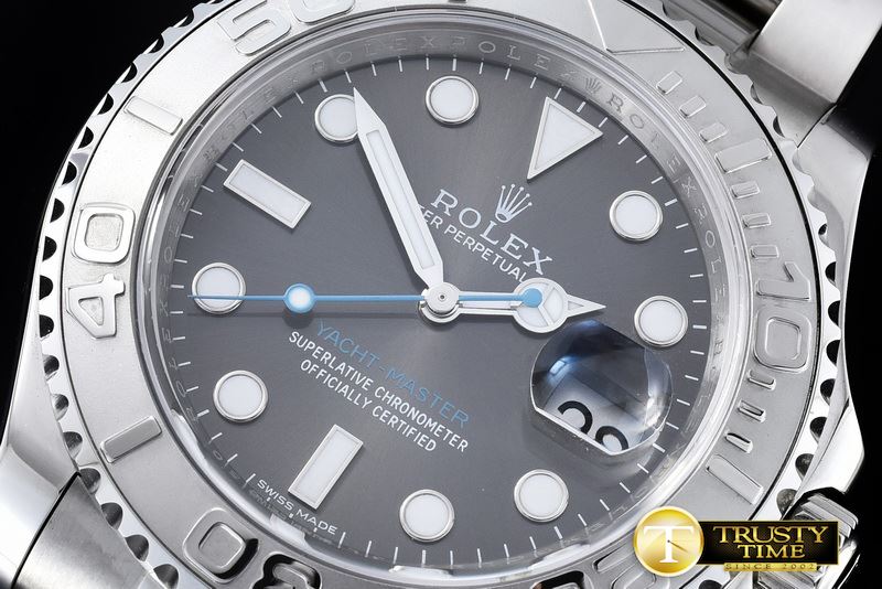 롤렉스 2016 YM Noob Mens SS/SS Grey Asia 2824 -ROLYM089