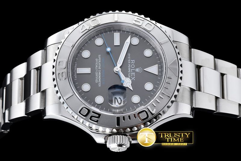 롤렉스 2016 YM Noob Mens SS/SS Grey Asia 2824 -ROLYM089