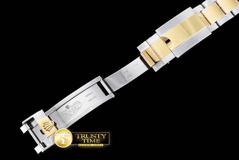 롤렉스 16623 Yachtmaster Men TT Gold JF Asia 2836 -ROLYM094B