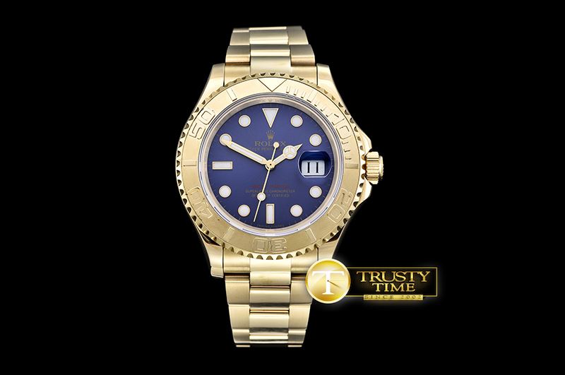 롤렉스 YachtMaster Ref.116628 YG/YG Blue BP A3135 Mod -ROLYM110A