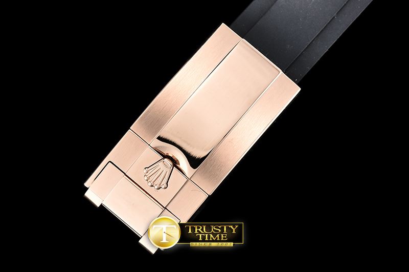 롤렉스 YachtMaster 40 116695SATS RG/RU Black WF Asia 2836 -ROLYM154