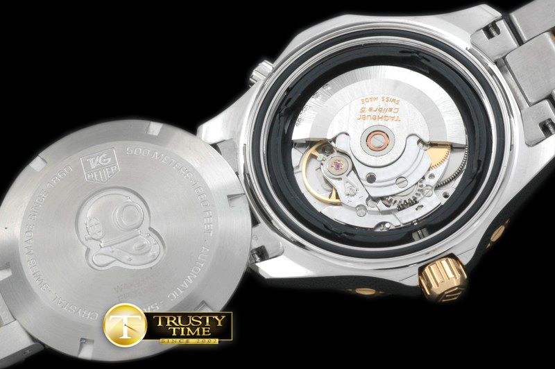 태그호이어 Aquaracer Calibre 5 SS/YG White A2824 -TAG0240A
