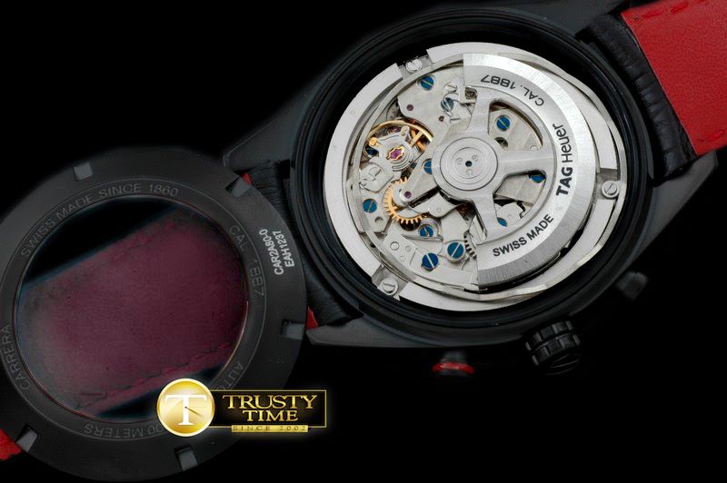 태그호이어 Carrera 1887 Date Chrono PVD/LE Black A7750 -TAG0246