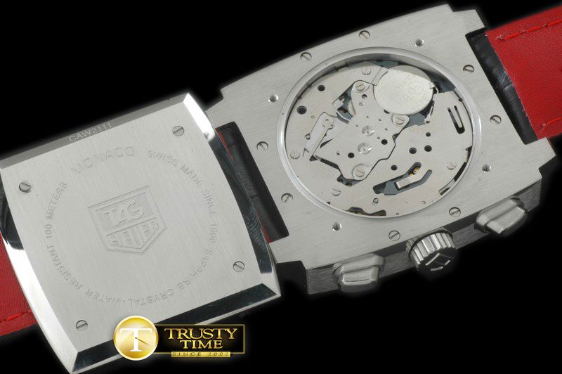 태그호이어 Monaco Classic SS/LE White Jap OS20 Quartz Chrono -TAG0279C