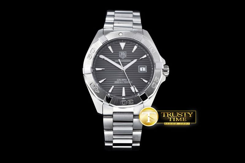 태그호이어 Aquaracer Calibre 5 SS/SS Gray Jap Qtz -TAG0290D