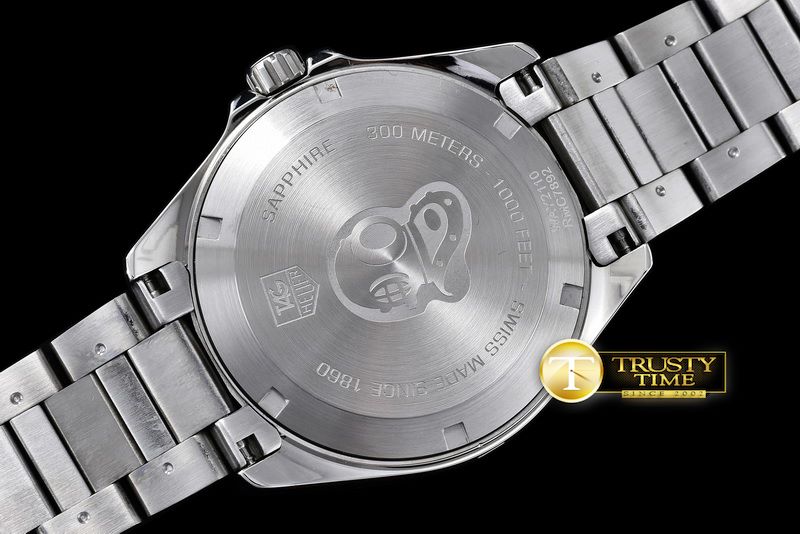 태그호이어 Aquaracer Calibre 5 SS/SS Gray Jap Qtz -TAG0290D