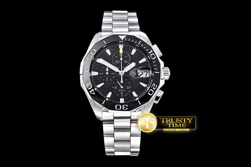 태그호이어 AquaRacer 2016 Calibre 16 Cer Bez SS/SS Black VK Qtz -TAG0295A