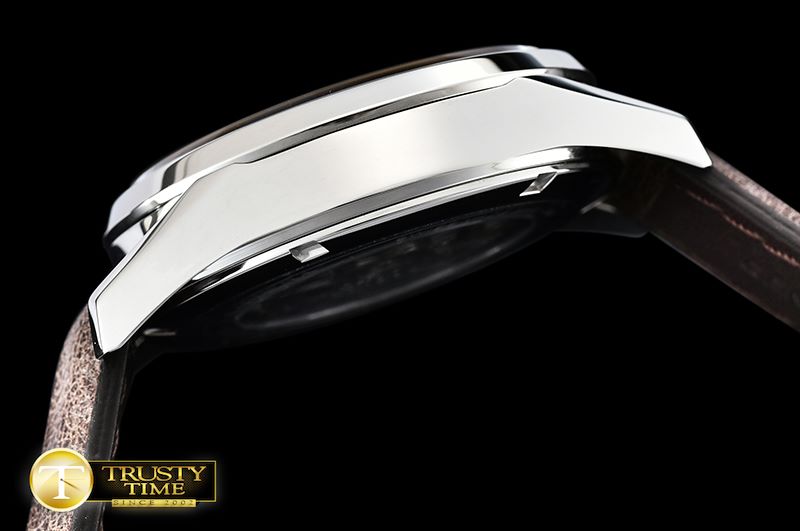 태그호이어 Carrera Calibre 5 Automatic SS/LE Wht/R ANF Asia 2824 -TAG0308B
