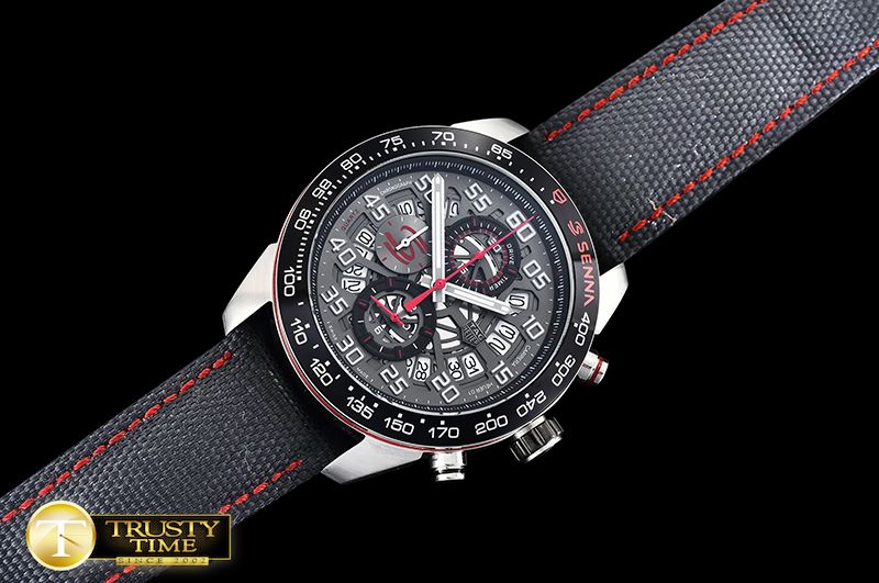 태그호이어 Carrera Senna Edition SS/NY Grey/Num VK Quartz -TAG0317A
