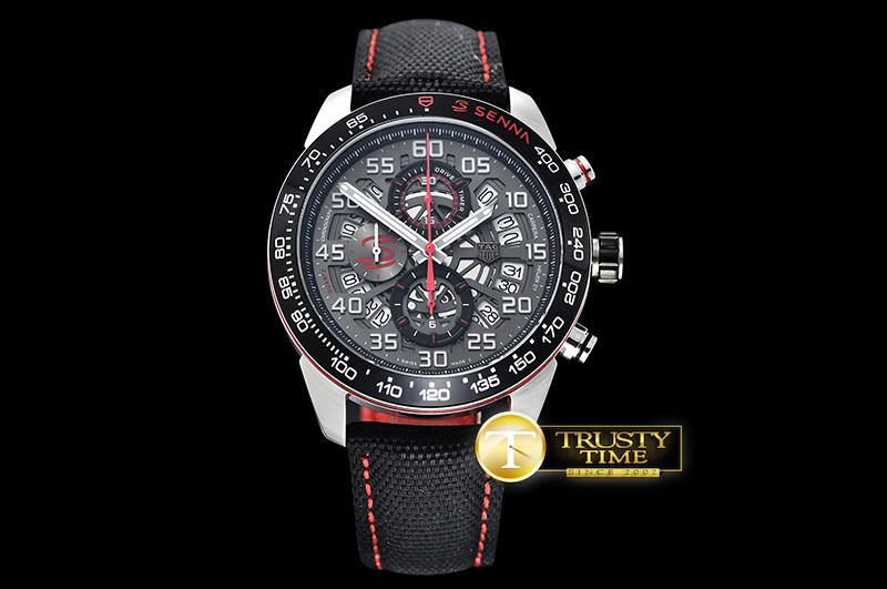 태그호이어 Carrera Senna Edition SS/NY Grey/Num VK Quartz -TAG0317A