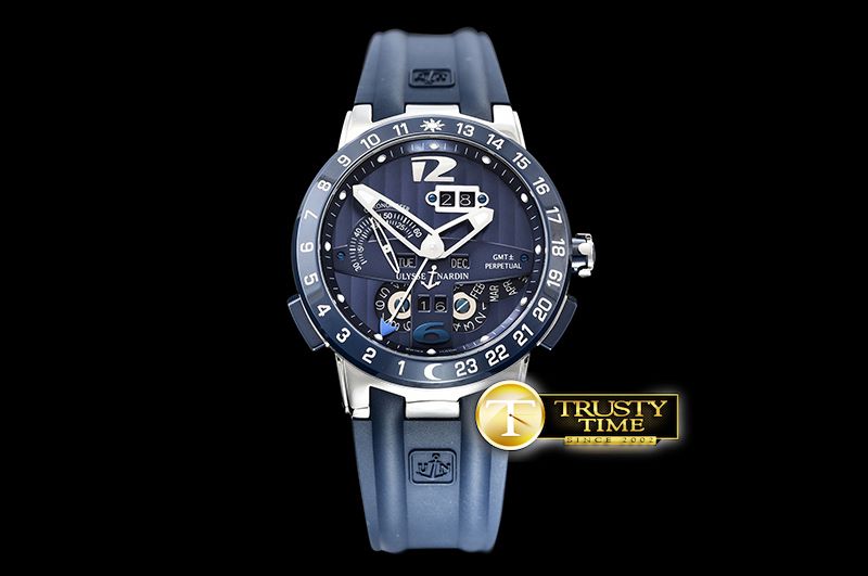 U-BOAT Executive Toro 32603 Automatic SS/RU Blue Asia 23J -UN049D