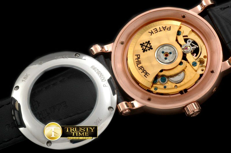 바쉐론콘스탄틴 Matle Tourbillon Calendar RG/LE Black Asian Auto 2813 -VC070B