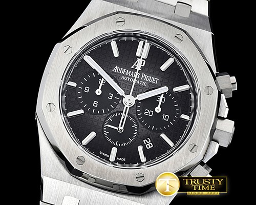 오데마피게 Royal Oak Chronograph 26331ST SS/SS Blk/Blk OMF A7750 -AP0568A