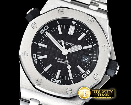 오데마피게 Royal Oak Offshore Diver 15703 SS/SS JF V9.5 Asia 2824 -AP0574