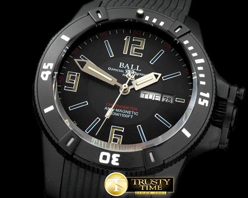 BALL Hydrocarbon DayDate PVD/RU Black JMiyota 8205 -BALL004G