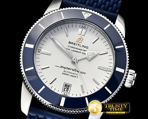 브라이틀링 Superocean Heritage II 42mm SS/RU White GF MY9015 Mod -BSW0365A