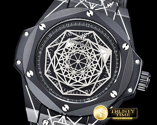위블로 Big Bang Sang Bleu Limited PVD/LE Black Asia 23J -HUB0355