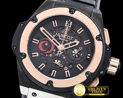 위블로 King Power Unico 48mm RG/PVD/RU Black Asia 7750 -HUB0365