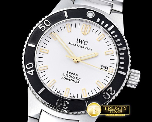 IWC GST AquaTimer SS/SS White Noob SP Asia 2824 -IWC0371B