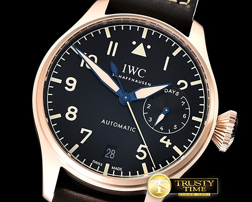 IWC Big Pilot Heritage IW510301 RG/LE Black YLF Asia 23J -IWC0394B